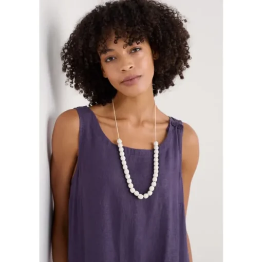 Seasalt Cornwall Moorland Haze Bead Necklace | Women Jewellery